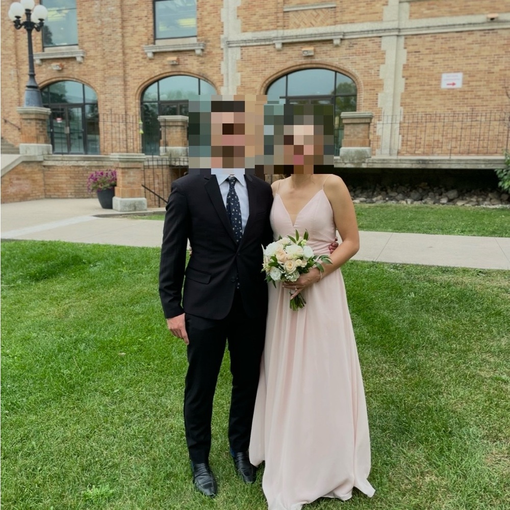 Mori Lee Blush Pink Gown